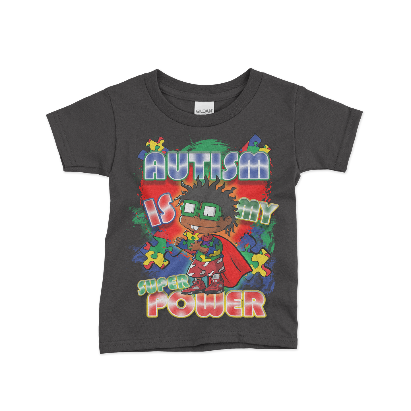 Autism Black Power Tee